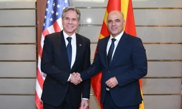 PM Kovachevski welcomes US Secretary of State Blinken