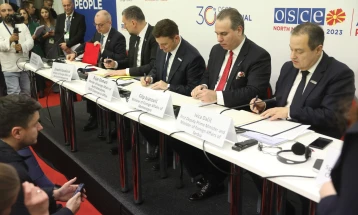 Joint statement on combating corruption signed within OSCE Ministerial Council