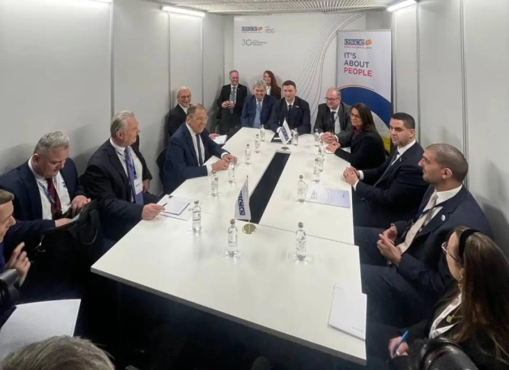 Lavrov meets with the current and future OSCE Chairpersons