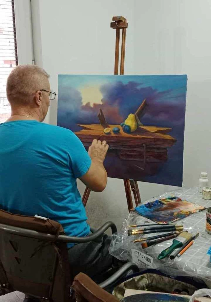 Mobility Macedonia organizes exhibition of paintings by people with disabilities