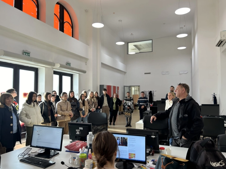 Gevgelija students visit MIA as part of media literacy project