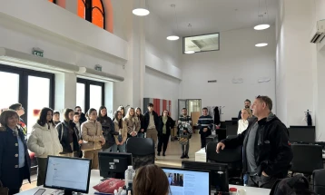 Gevgelija students visit MIA as part of media literacy project