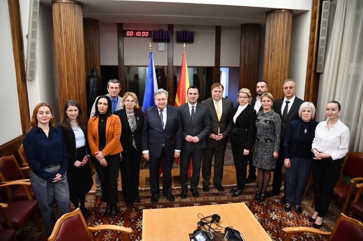 Delegacioni i Komisionit parlamentar për çështje evropiane i Republikës Çeke për vizitë në Parlament