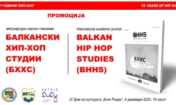 Промоција на првите броеви на меѓународното научно списание „Балкански хип-хоп студии“