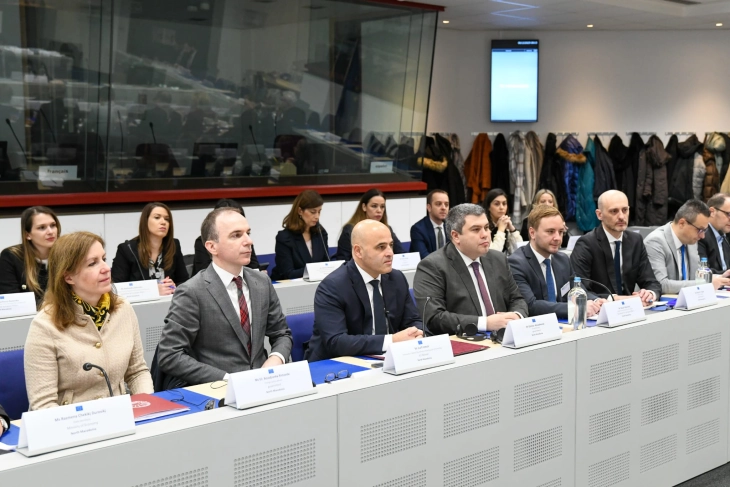 Kovachevski in Brussels: Progress on EU path contributes to higher economic growth