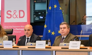 EU membership offers triple protection of Macedonian identity, Kovachevski tells EP enlargement debate