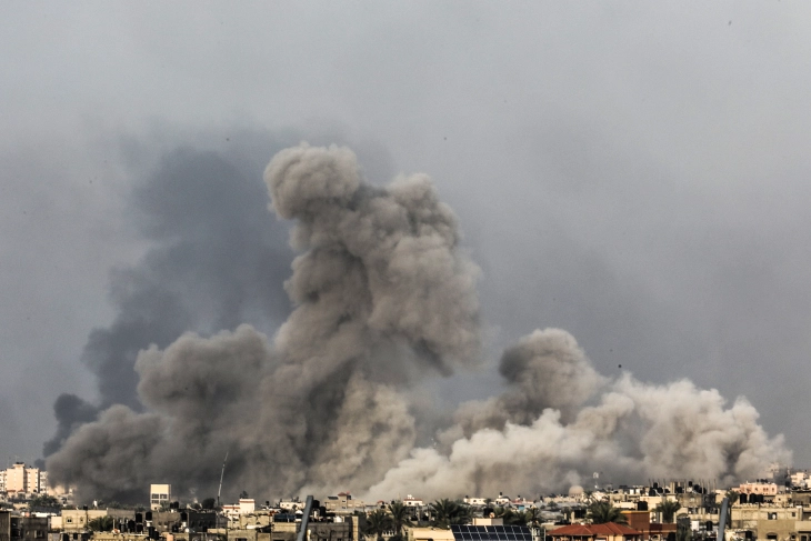 Luftime intensive në jug të Rripit të Gazës