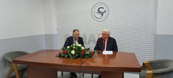 Nënshkruhet marrëveshje me të cilën paralajmërohet se Spitali Klinik Tetovë do të rikonstruktohet me donacion nga kompania Ekolog