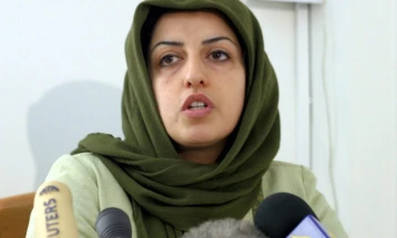 Затворената иранска активистка штрајкува со глад за време на церемонијата на доделување на Нобеловата награда