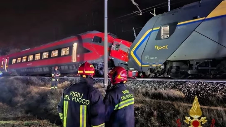 Во железничка несреќа во Италија повредени најмалку 17 лица