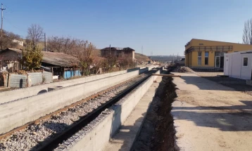 Construction of railway leading to Bulgaria developing as planned: minister