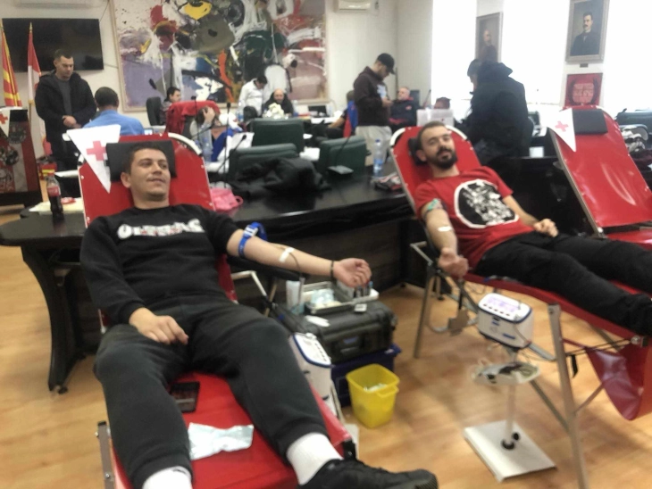 Вкупно 109 единици крв собрани во крводарителска акција во Кавадарци 