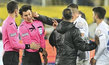 Football in Turkey suspended after club president punches referee