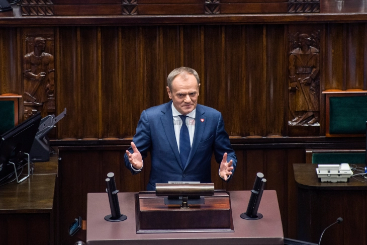 Туск: Приоритет на полската влада е да ги убеди светските лидери да продолжат да му помагаат на Киев