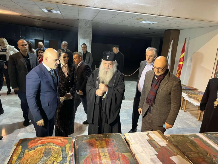 Restituted icons displayed in Museum of North Macedonia