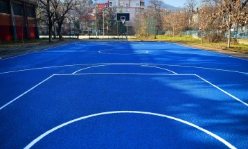Град Скопје: Реконструирани спортски сали и игралишта во неколку скопски средни училишта