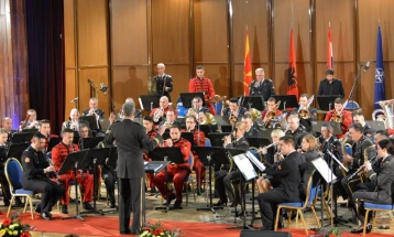 Army orchestras of North Macedonia, Albania, Croatia and Slovenia to hold joint concert ahead of New Year’s