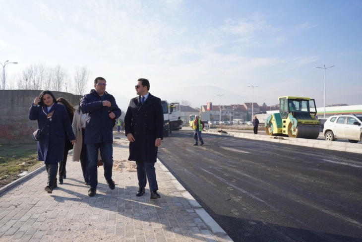 Привршува изградбата на булеварот „Братство Единство“ во Струмица