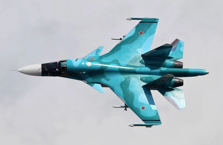 Киев: Украина собори три руски борбени авиони Су-34 на 40 километри од фронтот