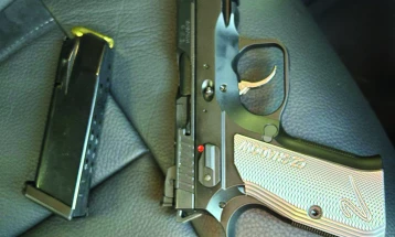 Инспектори од Мобилна царина запленија пиштол и муниција од патник на Блаце