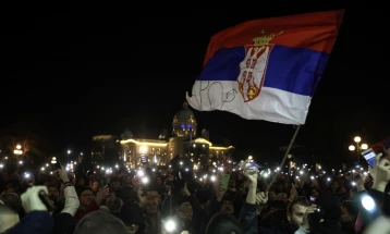 Kërkesat e përsëritura të protestës së tetë në Beograd