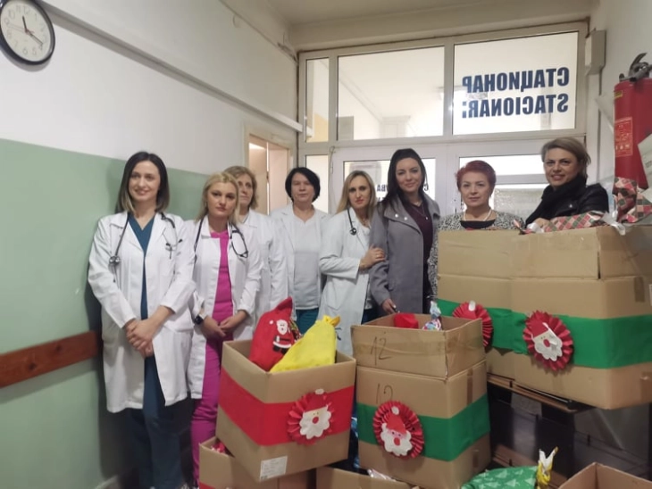 „Недела на дарување“ од децата од градинката за децата во болницата во Куманово