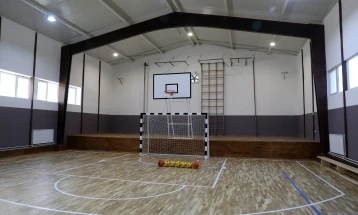 Отворање на спортската сала „Наум Наумовски - Борче“