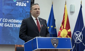 Spasovski: Annual average points to 8-percent drop in crime