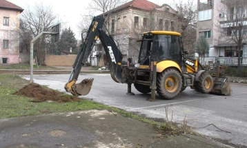 Во штипската населба Осми Ноември се гради нов паркинг