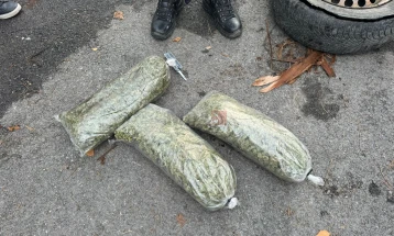 Gjenden tre kilogramë marihuanë gjatë bastusjes së një automjeti në pikëpagesën në Tetovë