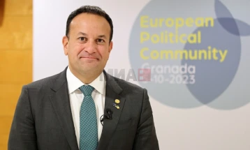 Ирскиот премиер Варадкар в петок во официјална посета на Северна Македонија