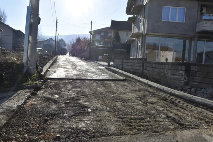Во Кавадарци асфалтирана улицата ,,Црноречка