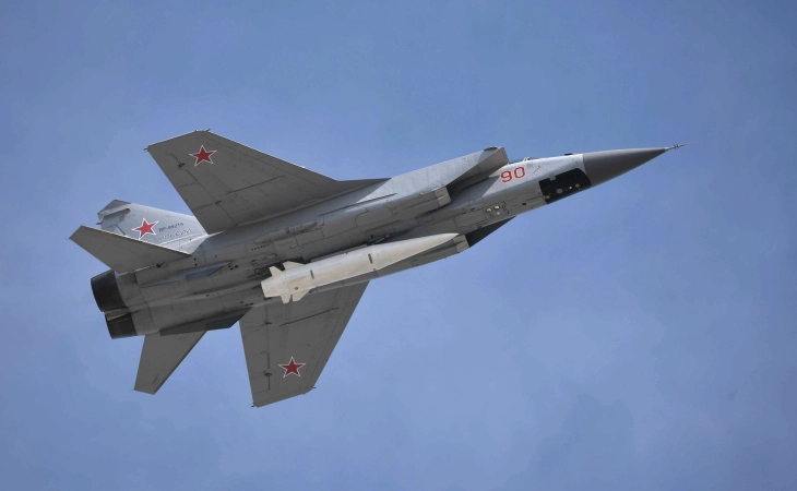 Русија лансираше неколку ракети „Кинжал“ кон Киев, Виница и Житомир, тврдат украинските ВВС