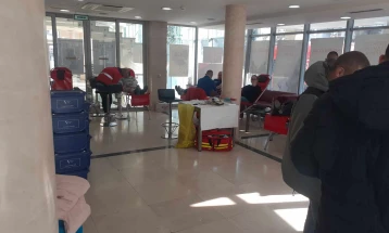 Во првата годинашна акција за крводарување во Велес  собрани 44 крвни единици