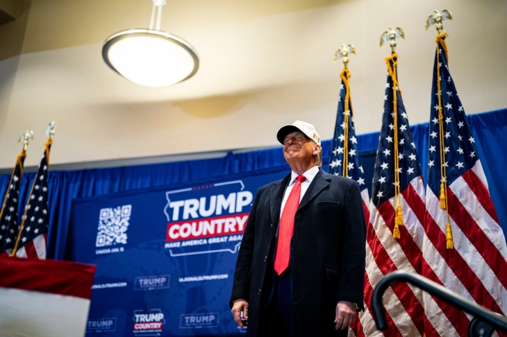Fitore e Donald Trampit në Ajova në zgjedhjet për kandidat presidencial nga republikanët