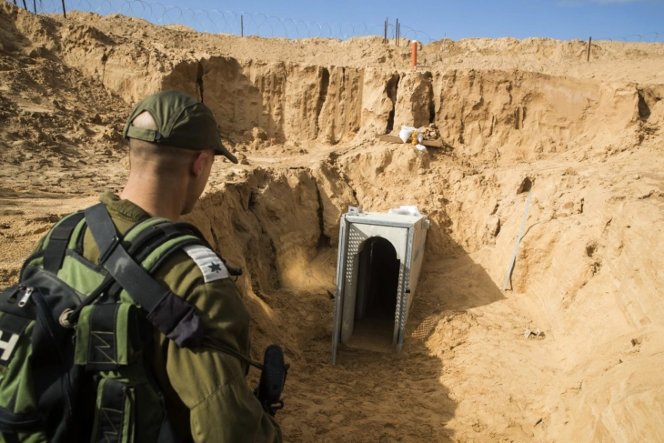 Израел тврди дека го уништил клучниот тунел на Хамас меѓу јужниот и северниот дел на Газа