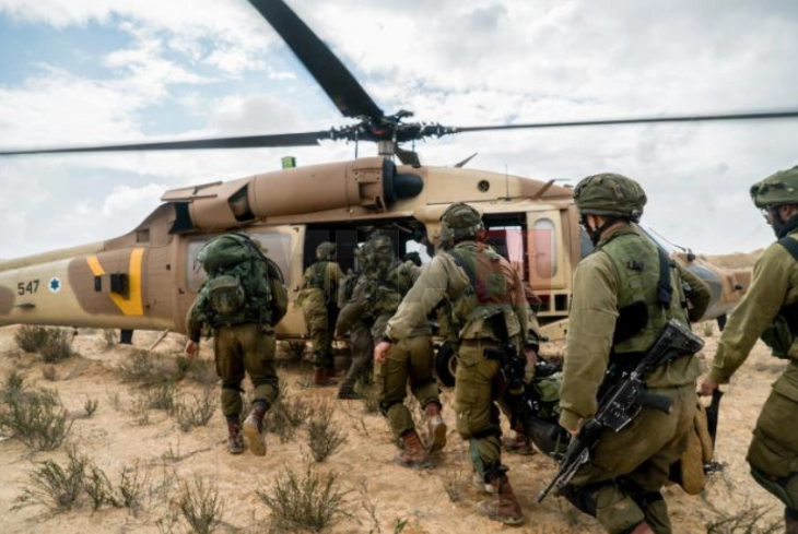 Stërvitje simuluese e IDF-së  për një ofensivë të mundshme në jug të Libanit