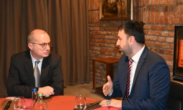Раководството на ЕДП оствари средба со албанскиот МНР Игли Хасани