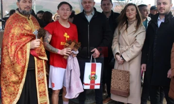 Христијан Нешковски најсреќен на Водици во Демир Хисар