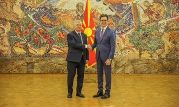 President Pendarovski receives credentials of new Lithuanian Ambassador Borisovas