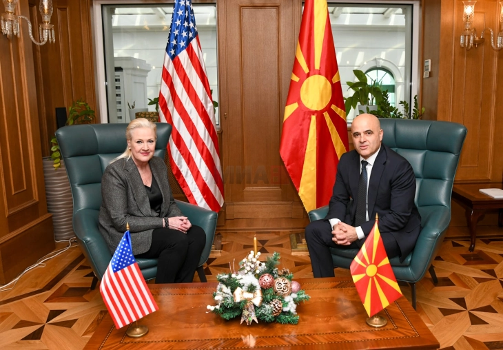 Kovaçevski-Ageler: SHBA dëshiron ta shohë Maqedoninë e Veriut sa më shpejtë në BE
