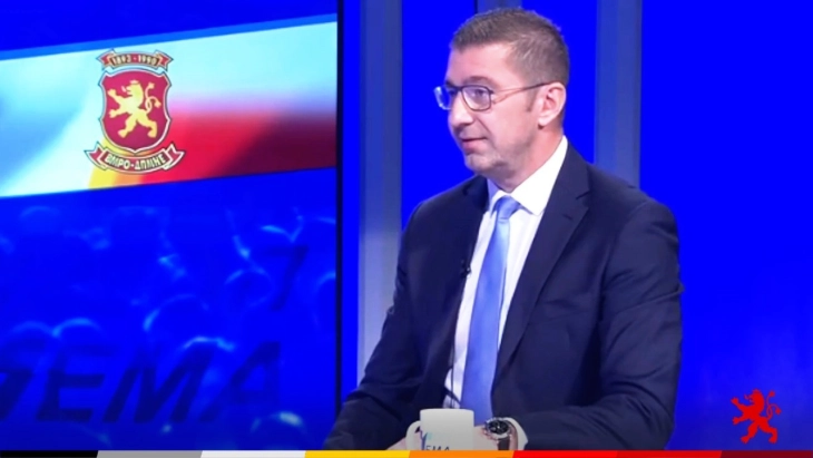 VMRO-DPMNE leader says party will attend caretaker gov’t vote, but won’t vote for Xhaferi