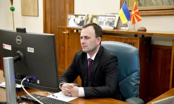 Takim onlajn Mitreski - Stefançuk: Maqedonia e Veriut dhe Ukraina do të vazhdojnë të bashkëpunojnë dhe të mbështeten edhe në rrugën drejt BE-së