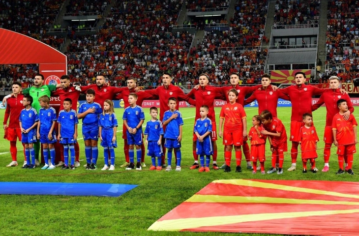 Futbollistët e Maqedonisë së Veriut më 25 mars kundër Malit të Zi në Antali