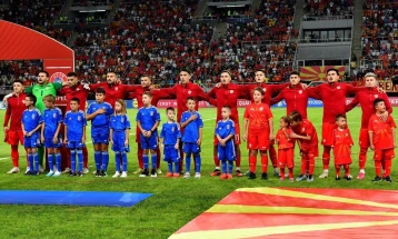 Futbollistët e Maqedonisë së Veriut më 25 mars kundër Malit të Zi në Antali