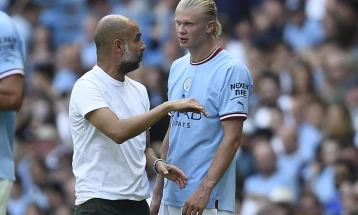 Guardiola dismisses rumours Erling Haaland is unhappy at City