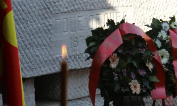Пендаровски, собраниска и владина делегација му оддадоа почит на Гоце Делчев по повод 152-годишнината од раѓањето