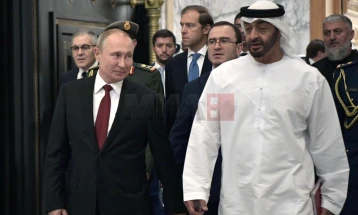 Претседателите на Русија и ОАЕ телефонски разговарале за Украина и Газа