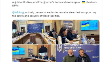 Shefi i ANEB-it ka mbërritur në Ukrainë që ta hetojë kontestin rreth marrëveshjeve për centralin bërthamor Zaporozhje