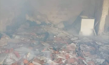 Изгаснат пожар на запалена куќа во каменичкото село с.Косевица